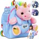 thumbnail image 1 of Mochila Naturally KIDS con unicornio rosa para niñas de 2 a 4 años, 1 of 9