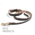 thumbnail image 5 of Abastado Basic Classic Luxury Padded Leather Dog Collar - Rust Proof Brass Lock for Large Medium Pets, 5 of 5