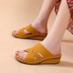 thumbnail image 2 of 2022 nuevas y cómodas zapatillas informales de verano para mujer, zapatillas Retro transpirables de talla grande para mujer, zapatillas de playa con cuña para mujer, zapatillas de talla grande 36 Gao Jinjia LED, 2 of 2