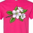 thumbnail image 4 of Inktastic Beautiful Apple Blossom Flowers on Branch T-Shirt, 4 of 5