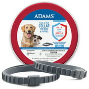 Adams Flea & Tick Collar for Dogs and Puppies, 2 pack, Value Pack