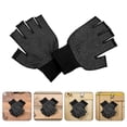 thumbnail image 1 of unbranded 8Pares Guantes Sin Dedos Para Trabajo Con Agarre Firme Y Material Resistente Color Negro, 1 of 8