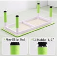 thumbnail image 4 of Ourlova Kids Table and Chairs Set Toddler Height Adjustable Desk with Graffiti Desktop 6 Seats, 4 of 5