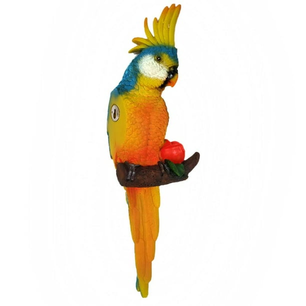 Gancho de pared para animales Gancho de pared Percha Percha Gancho para toalla Barra de sujeción para auriculares Organizador shamjiam Parrot Wall Mount Sculpture