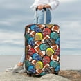 thumbnail image 4 of Uemuo American Football Printed Washable Luggage Cover - Fashion Suitcase Protector Fits 18-32 Inch Luggage -Small, 4 of 9