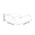 thumbnail image 2 of Forestwhale Blue Light Glasses Men Women Transparent Blue Light Blocking Computer Glasses Anti Eyestrain Lightweight White Frame, 2 of 7
