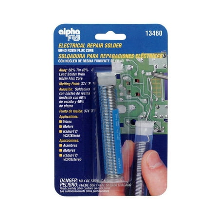 

1 Pc Alpha Fry 3/4 Oz Repair Solder 0.05 In. D Tin/Lead 60/40 1 Pc