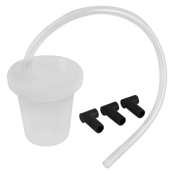 Performance Tool W80626 One Person Brake Bleeder Kit with 3 Adapters, Easily Remove Air from Brake Lines, 12in. Hose Length, 8Oz. Cup Capacity