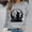 Gray, variant on Molidfa Women’s Halloween Oversized Witch Moon Crew Sweatshirt