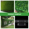 SHISUYAN Artificial Grass Wall Panel 23.58X15.72in Faux Grass Tiles