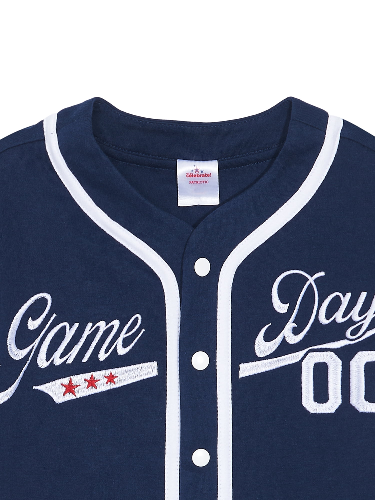 Way to Celebrate Toddler Boy Patriotic Americana Americana Jersey, Sizes 12M-5T
