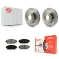 thumbnail image 1 of Transit Auto Front Disc Brake Rotors and Semi-Metallic Pads Kit for Car Mazda 3 CX-3 Sport K8S-100651, 1 of 11