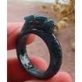 thumbnail image 3 of Certified Green Burma 100% Natural A JADE Jadeite Dragon RING USA. 11.5 RING 673558 TN, 3 of 12