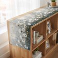 thumbnail image 6 of Spring White Floral 36 Inch Table Runner, Botanical Abstract Oil Painting Plant Farmhouse Dresser Scarf Cotton & Linen Tablerunner for Dining/Kitchen Island/Holiday Party Décor Small 13" x 36", 6 of 9