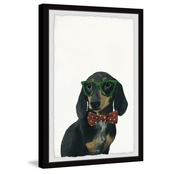 Marmont Hill "Dog Next Door" Framed Painting Print