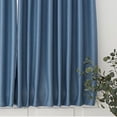 thumbnail image 2 of Yipa Blackout Curtains Set of 2, Self Adhesive Thermal Insulated Blackout Window Curtain Panel Pair, Energy Efficient Curtain Draperies for Privacy (Sky Blue, W 47.24 x H 78.74), 2 of 4