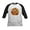 Black/White, variant on CafePress - Pumpkin Pup Kids Baseball T Shirt - Kids Cotton Baseball Jersey, 3/4 Sleeve Shirt