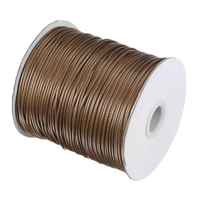 Unique Bargains Beading Thread Bracelet Weave Bead Craft Cord 1.5mm 158M/Roll (172-Yards) Decorative String, Brown