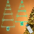 thumbnail image 1 of xianlin-2 Pcs Christmas Decorative Ladder Lights with Timer Remote, 8 Modes LED Christmas Hanging Ladder Tree Lights Holiday Decorations for Indoor Home Walls, Windows, Doors, Xmas Tree, 1 of 4