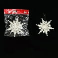 thumbnail image 4 of Viflosae Vintage Ornaments Christmas Decorations Tree Plastic White Snowflake Pendant for Christmas Tree Decorating and Holiday Festivities, 4 of 5