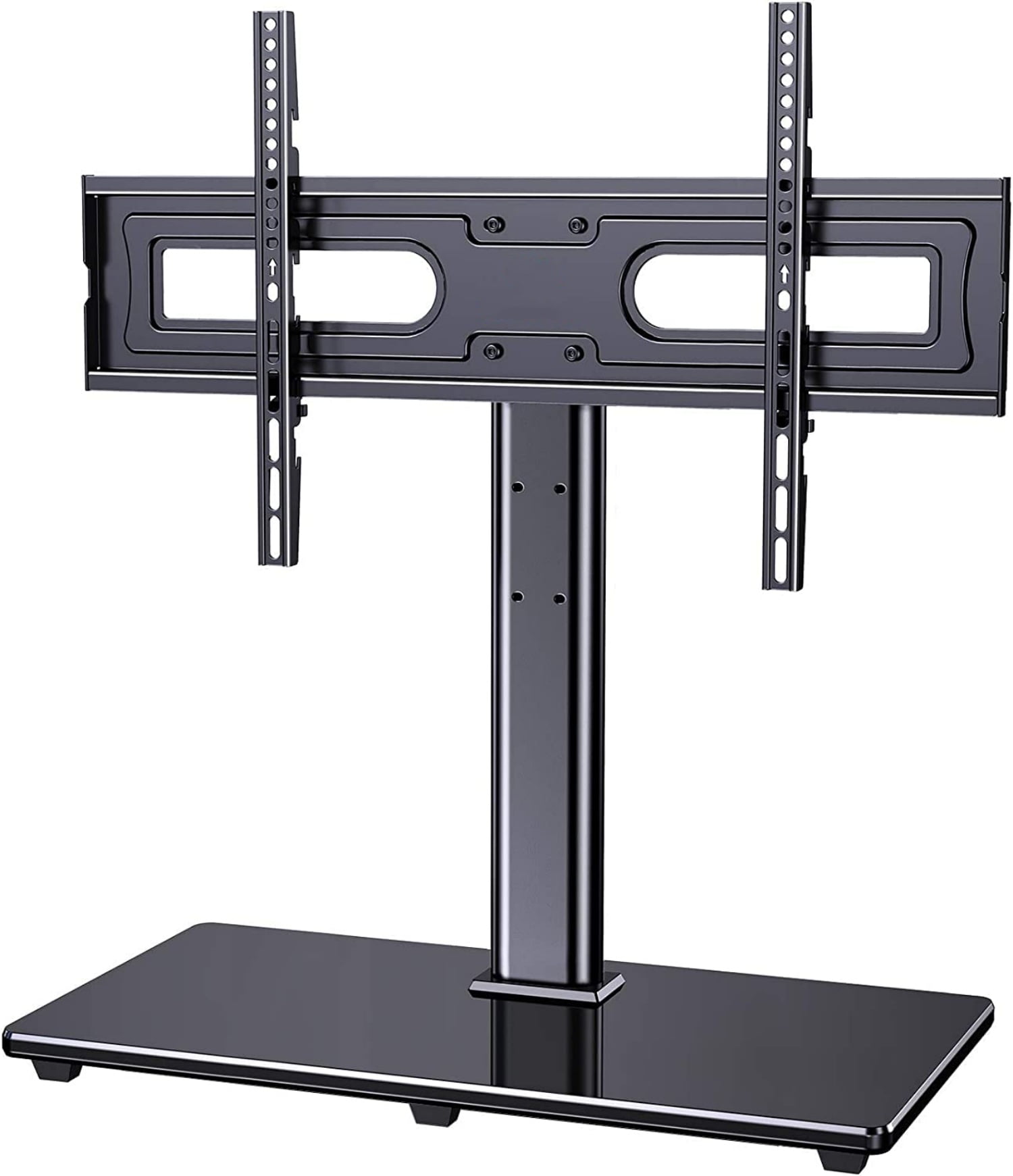 MountFTV Universal Swivel Tabletop TV Stand for 32-80 inch LCD LED TVs, Max 600x400mm, Hold Up to 110 lbs