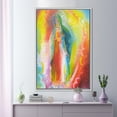thumbnail image 2 of Catholic Canvas Art, Colorful Printed Canvas, Modern Poster, Our Lady Of Guadalupe Painting, The Virgin Of Guadalupe Art, Abstract Art Canvas, Canvas Wall Decor - White Framed, 2 of 5