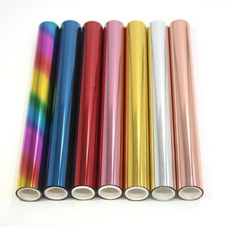 Briartw 5 Roll 19.5cmx5m Toner Reactive Foil by Laser Printer and  Laminator/Hot Stamping Foil for Paper Cards