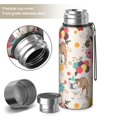 thumbnail image 2 of 20 Oz Dogs with Party Hats and Flowers Coffee Tumbler Double Wall Insulated Stainless Steel Water Bottle | Metal Reusable Thermoses Flask with Cup Cap | Leak & Sweat Proof with Anti-Dust Lid, 2 of 7