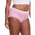 thumbnail image 5 of Hanes Women's Ribbed Cotton Brief Underwear, 6-Pack, 5 of 8