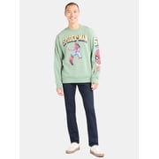 Marvel Spider-Man Mens Graphic Print Sweatshirt with Long Sleeves, Sizes S-2XL