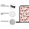 thumbnail image 4 of Naloa Floral Strawberr Oven Mitts and Pot Holders 4 pcs Set, Cooking Baking Grilling Kitchen Oven Glove for Cooking, 4 of 6