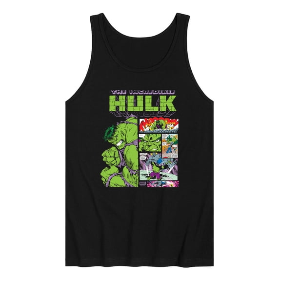 Marvel - Hulk Panel Portrait - Men's Sleeveless Graphic Tank