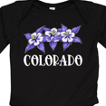 thumbnail image 4 of Inktastic Colorado Columbine Flowers Boys or Girls Long Sleeve Baby Bodysuit, 4 of 5