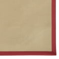 thumbnail image 4 of Linon Home Decor Faux Sisal Area Rug or Runner Collection, Natural and Red, 4' x 6', 4 of 4