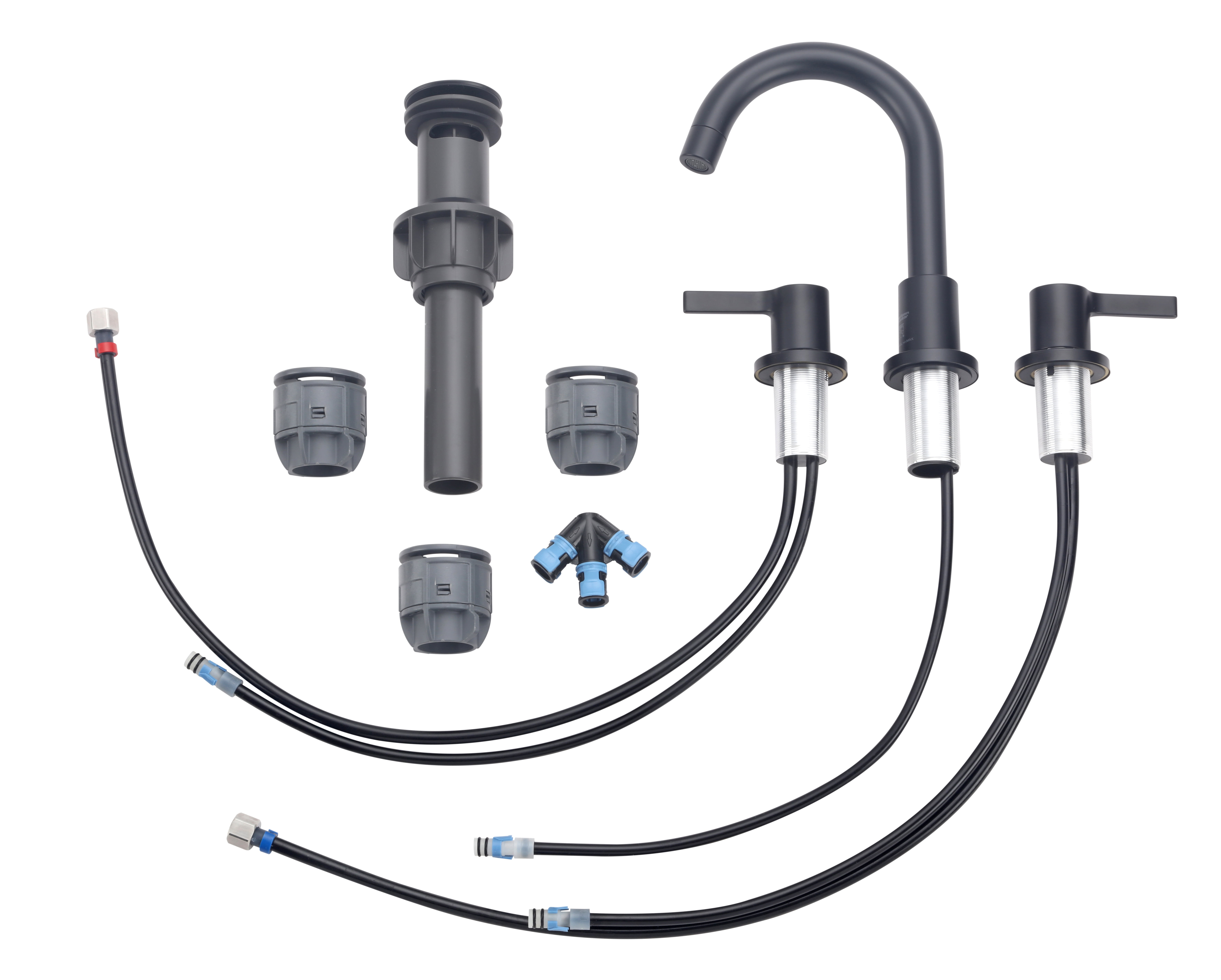 Better Homes & Gardens 8" Widespread Bathroom Faucet in Matte Black
