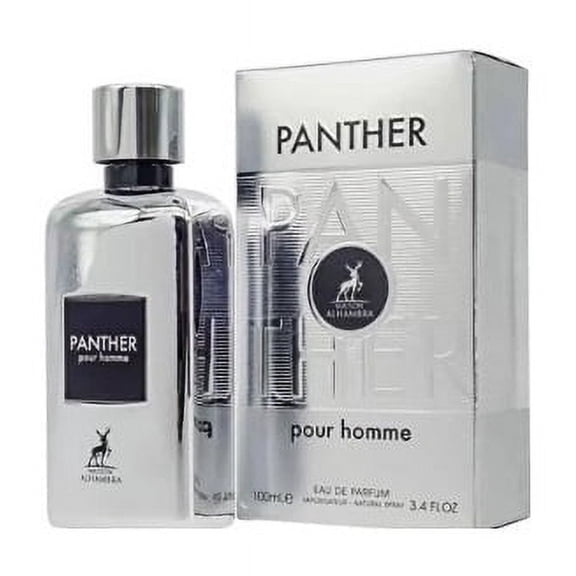 Panther Pour Homme Eau de Parfum Spray 100ml (3.4 oz) by Maison Alhambra