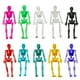 thumbnail image 1 of 10 Uds. Marco de esqueleto blando TPR de Color aleatorio esqueletos estirables Halloween juguete divertido y complicado favores de fiesta, 1 of 7