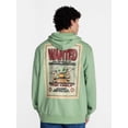 thumbnail image 3 of Star Wars The Mandalorian Men's and Big Men's Graphic French Terry Fleece Hoodie, Sizes XS-5XL, 3 of 5