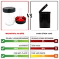 thumbnail image 2 of Jar Safe Child-Resistant Lids Regular Mouth Red, 2 of 7