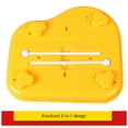 thumbnail image 4 of Children’s Xylophone Piano Toy, 5-Key Percussion Set with Tambourine, Color-Coded Musical Instrument for Ages 0-3, Hand-Eye Coordination Training, Yellow Design, 4 of 5