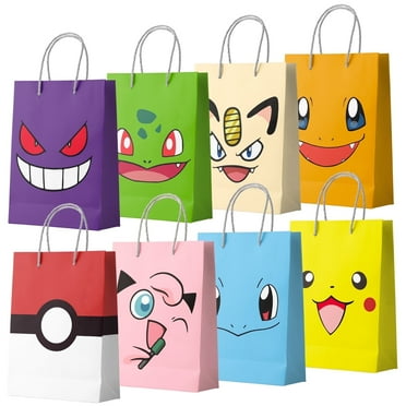 Pokemon Birthday Party Supplies, 24pcs Pokemon Party Bags for Kids Pokemon Party Favor Bags& Pokemon Gift Bags Party Favors & Pokemon Party Favors