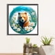 thumbnail image 1 of Cuadros Decorativos Pintura de diamante 5D DIY taladro redondo completo marco de flores oso arte artesanal (HQ033) DQrwqpou embutido en tela, 1 of 7