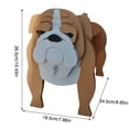 thumbnail image 3 of Jierger 1 Pce Mignon Pot de Fleurs en Forme d'Animal pour Chien, Pot de Fleurs Décoratif Robuste et Conteneur de Rangement, Résistant aux Intempéries pour Jardin Patio Porche Maison Intérieur Extérieur, 3 of 4