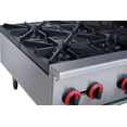 thumbnail image 2 of Heavy Duty Commercial Stainless Steel 6 Burner Hot Plate, 2 of 5