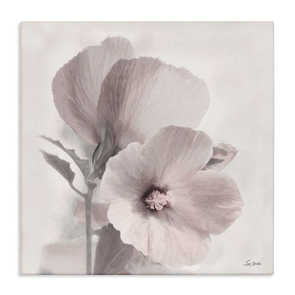 Stupell Industries Vintage Apple Blossom Botanical & Floral Painting Gallery Wrapped Canvas Art Print Wall Art, 17 x 17