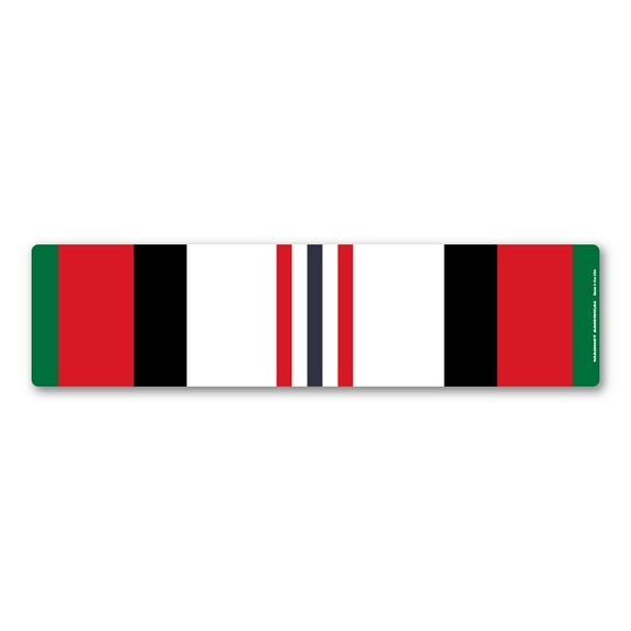 Afghanistan War Service Ribbon Bar Magnet