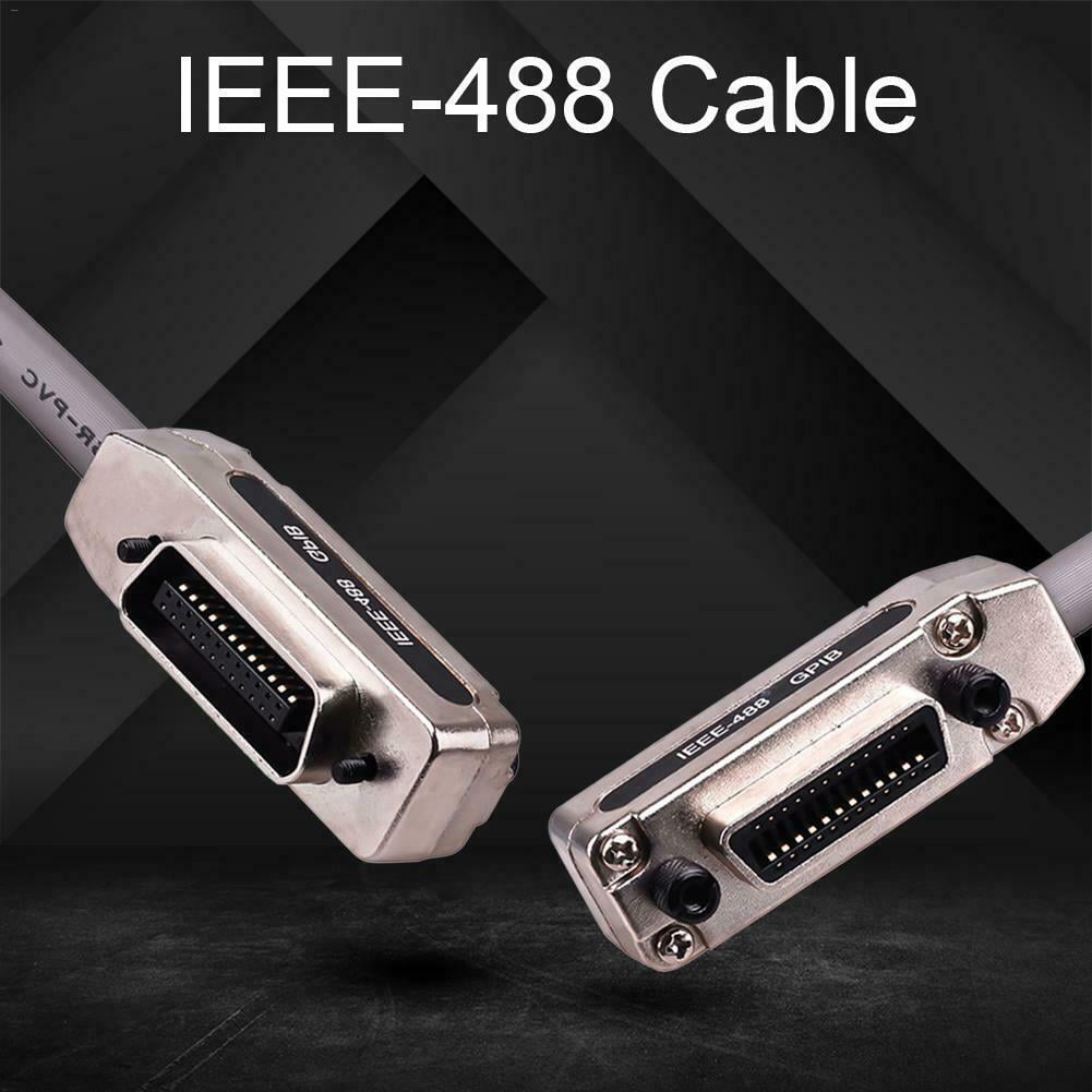 IEEE-488 Cable GPIB Cable Metal Connector Adapter Plug and Play 