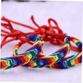 thumbnail image 3 of WRITWAA 10 Pcs Bracelets Tressés pour Filles Polyester Multicolore Durable pour Occasions de Festival, 3 of 8