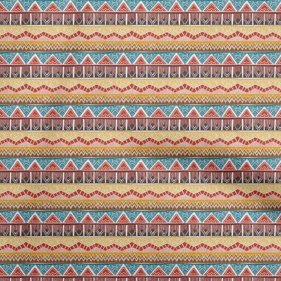 oneOone Viscose Jersey Red Fabric Tribal Diy Clothing Quilting Fabric Print Fabric By Yard 60 Inch Wide
