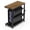 Walnut color, variant on 2-Tier Adjustable CPU Holder Cart with Cable Management Rack, Mobile Rolling Computer Tower Stand for Under Desk in Home or Office